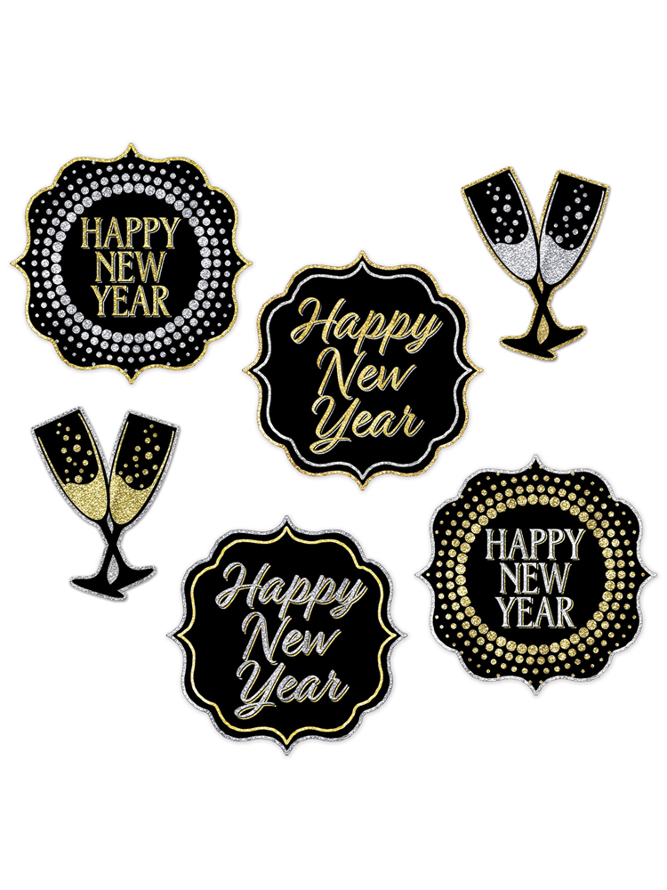 New Year Cutouts