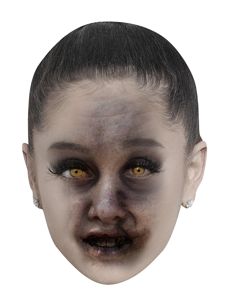 Ariana Grande Zombie - Cardboard Mask - Novelties (Parties ...