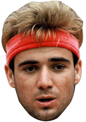 Andre Agassi Young 90's Mask