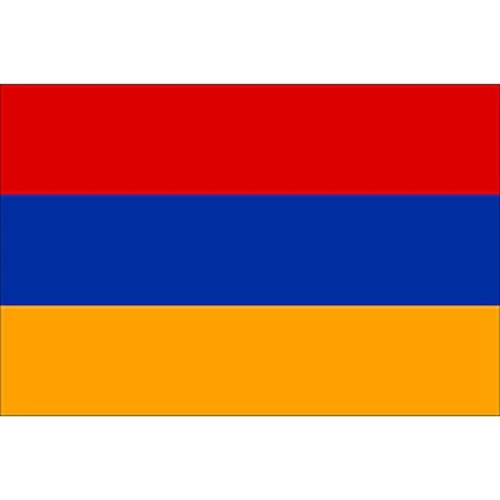 Armenian Flag 5ft x 3ft With Eyelets For Hanging