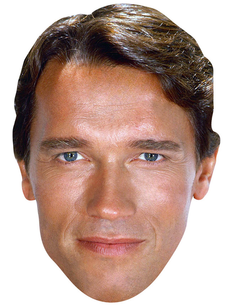 Arnold Schwarzenegger Young Face Mask
