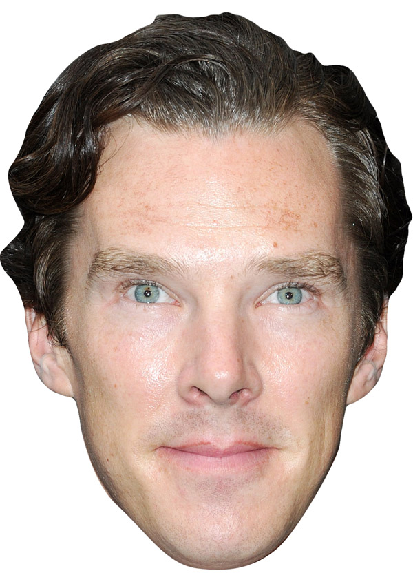 Benedict Cumberbatch Maske aus Karton 