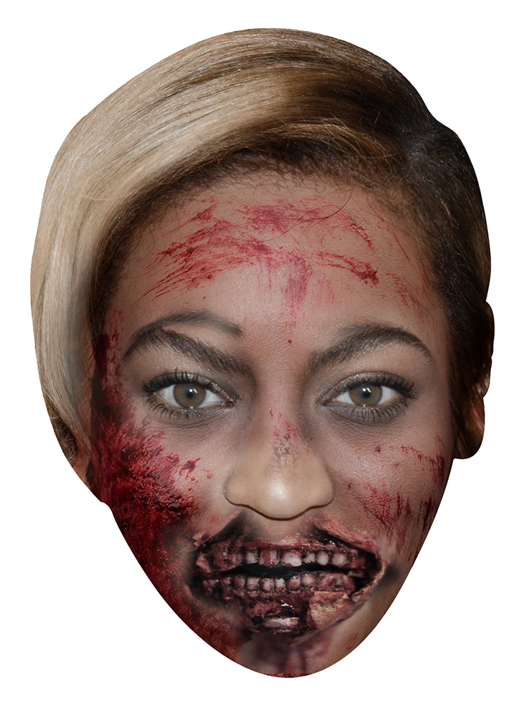Beyonce Zombie - Cardboard Mask