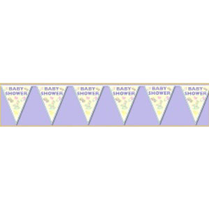 Baby Shower Pennant Banner