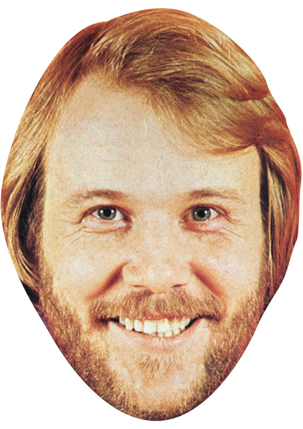 Card Face and Fancy Dress Mask Celebrity Mask Smile Terry Wogan