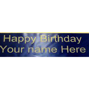 Birthday Name Sash