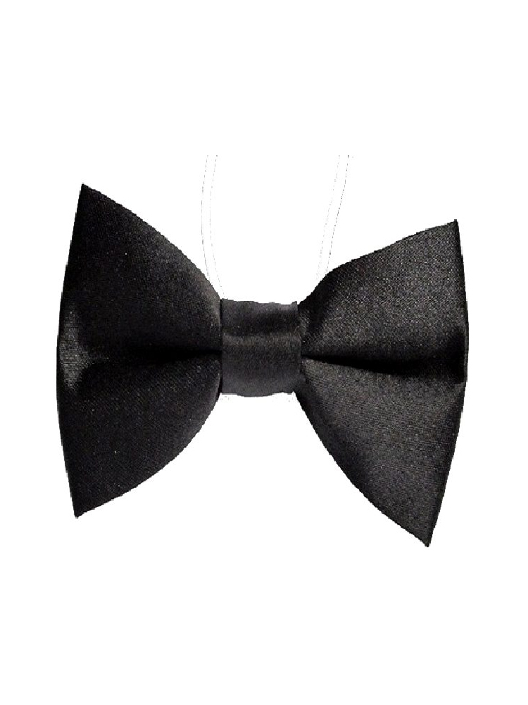 Black Bow Tie Black Bow Tie on elastic string