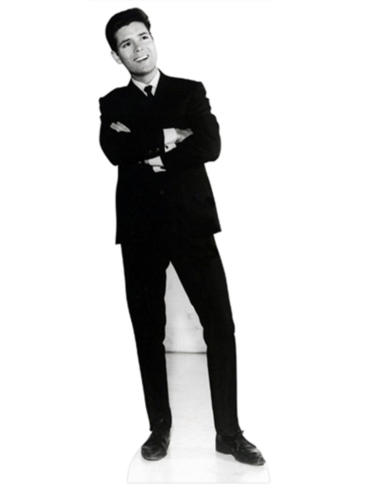 Cliff Richard Black and White Classic Cardboard Cutout 