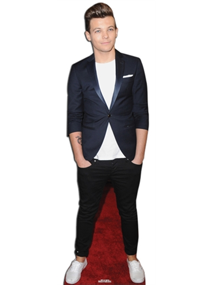Black Outfit mini size Louis Tomlinson Standee. Cardboard Cutout