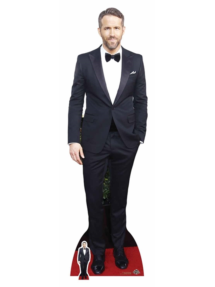 Ryan Reynolds Black and White Suit (Bowtie)