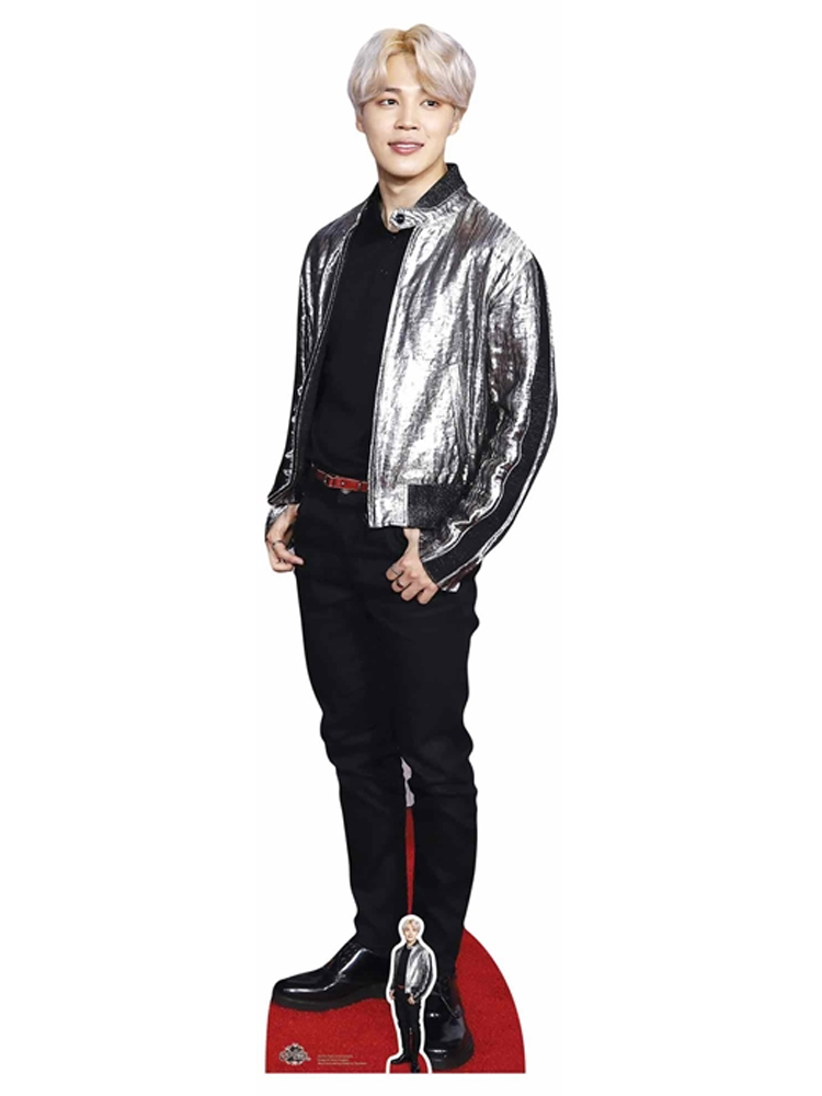  Park Ji-min (Jimin) Silver Jacket BANGTAN BOYS