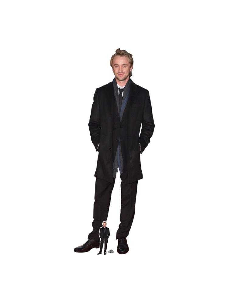 Tom Felton Actor Smart Tie Lifesize Cardboard Cutout With Free Mini Standee