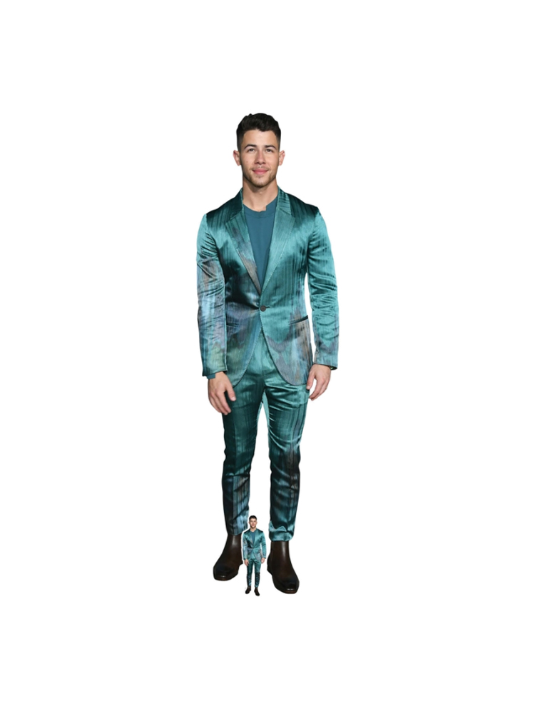 Nick Jonas Singer Lifesize Cardboard Cutout With Free Mini Standee