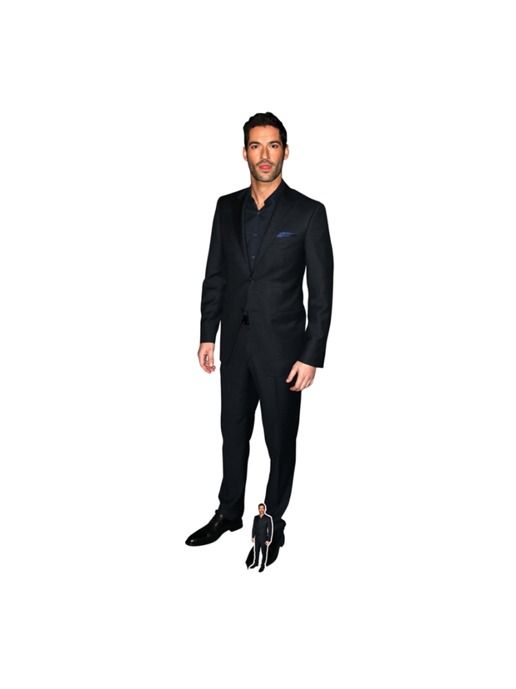  Tom Ellis Actor Tongue Out Lifesize Cardboard Cutout With Free Mini Standee