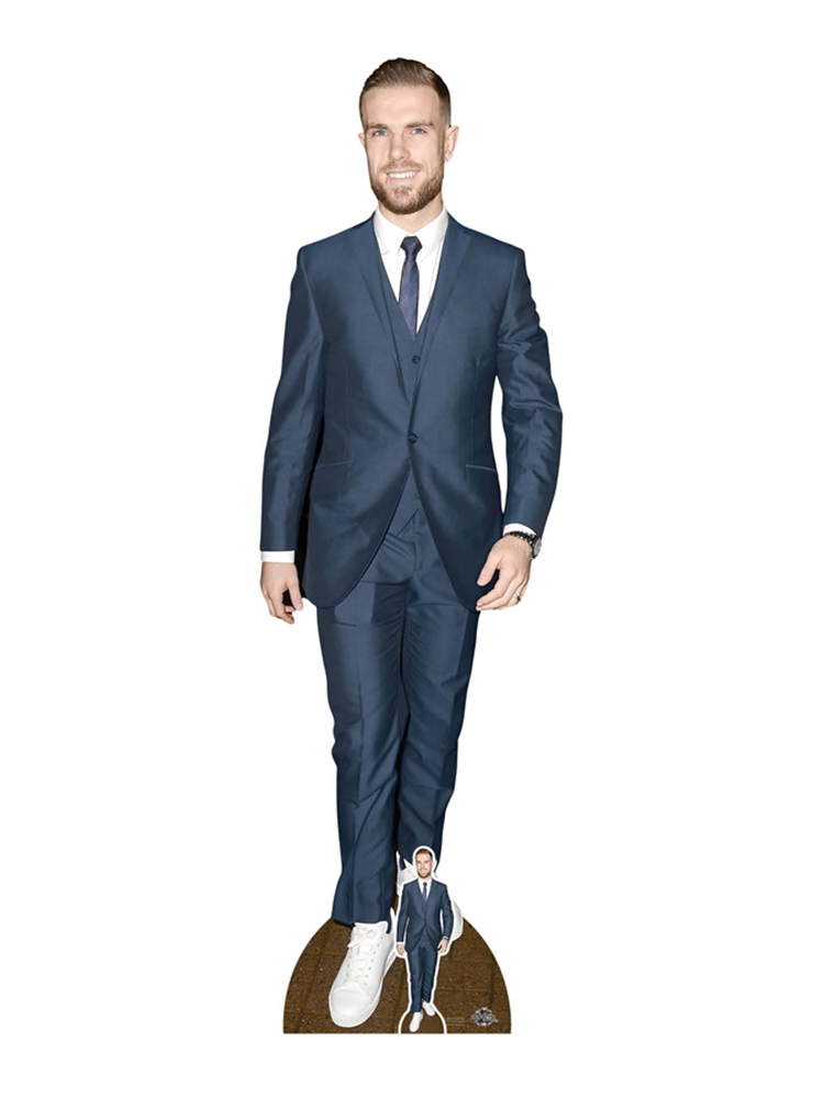 Jordan Henderson Footballer Lifesize Cardboard Cutout with Free Mini Standee