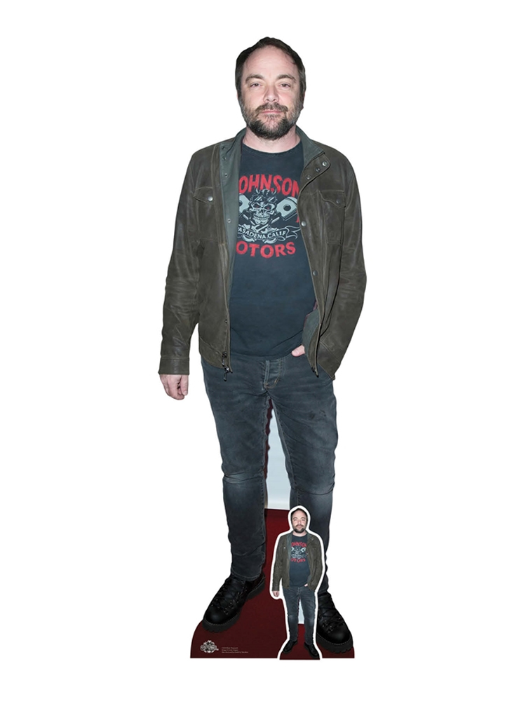 Mark Sheppard Lifesize Cardboard Cutout With Free Mini