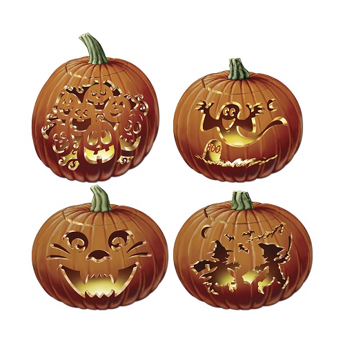 Carved Pumpkin Cutouts 14"