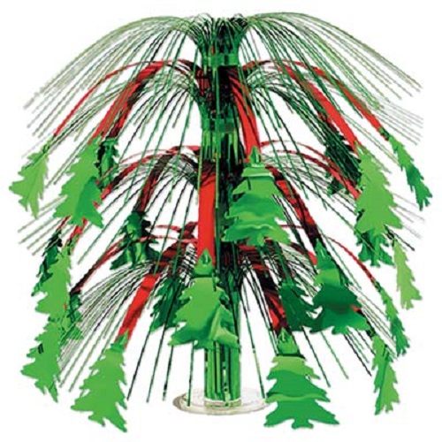 Christmas Tree Cascade Centrepiece 18"