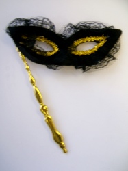 San Marco Eyemask Lace Black On A Stick (1)