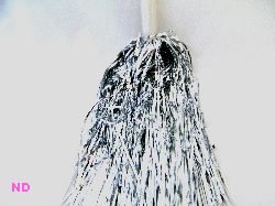 Silver Pom Poms- sold in pairs - Metallic