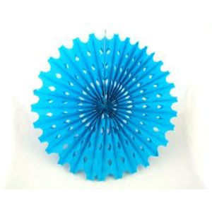 Decoration 'Big Sun' Blue Honeycomb Hanging Fan