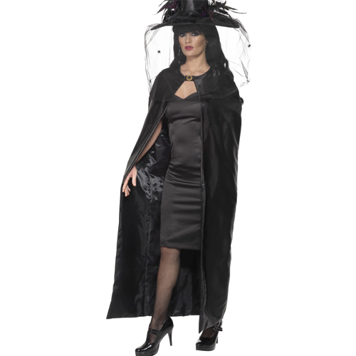 Deluxe Witches Cape, Black