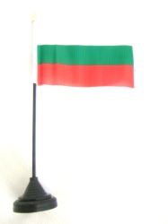 Bulgaria Table Flag with Base and Stick