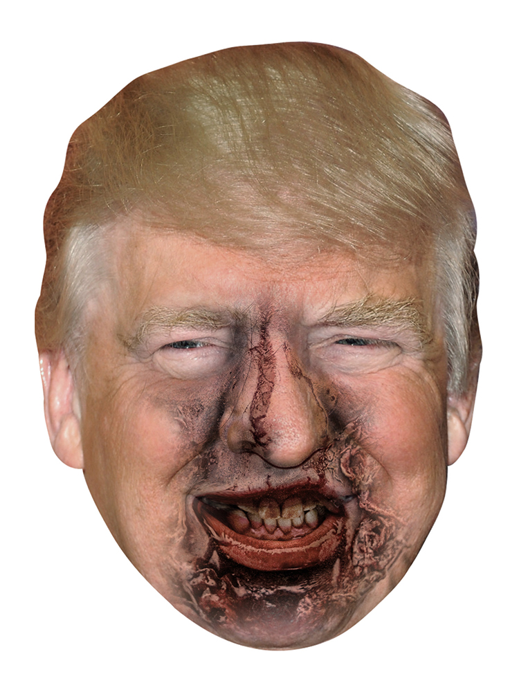 Donald Trump Zombie - Cardboard Mask