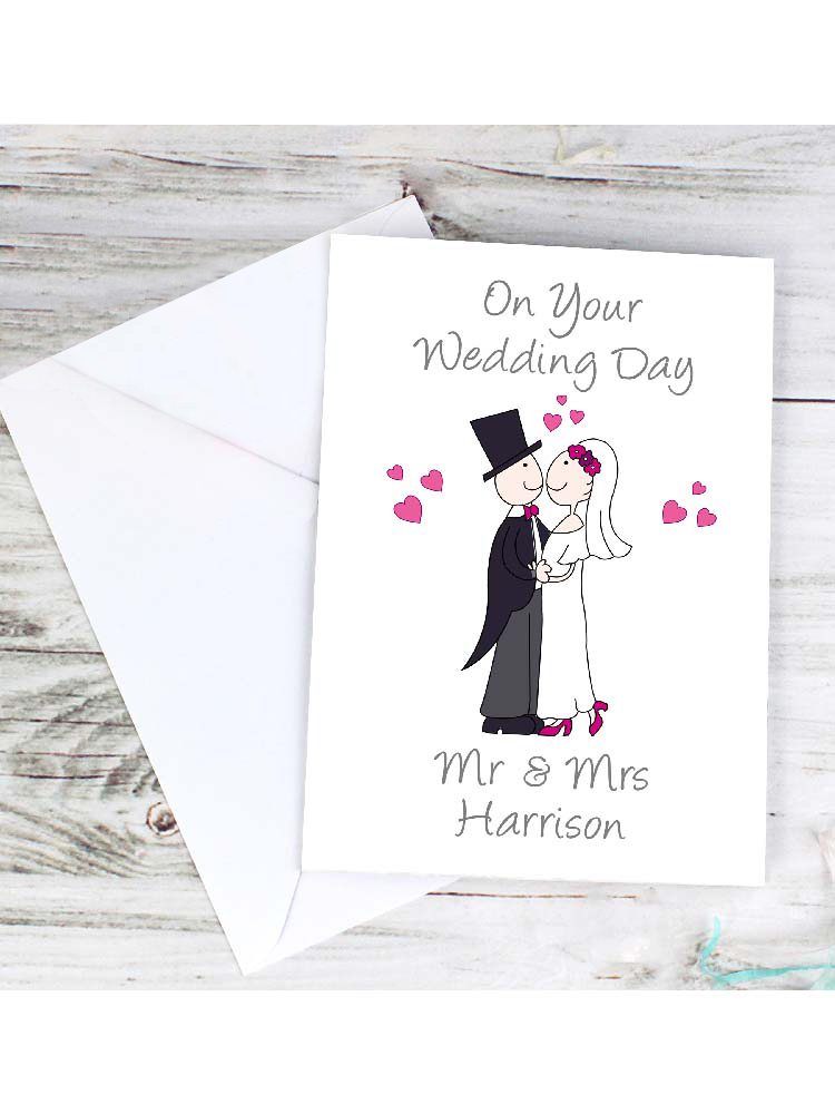 Personalised Cartoon Couple Card