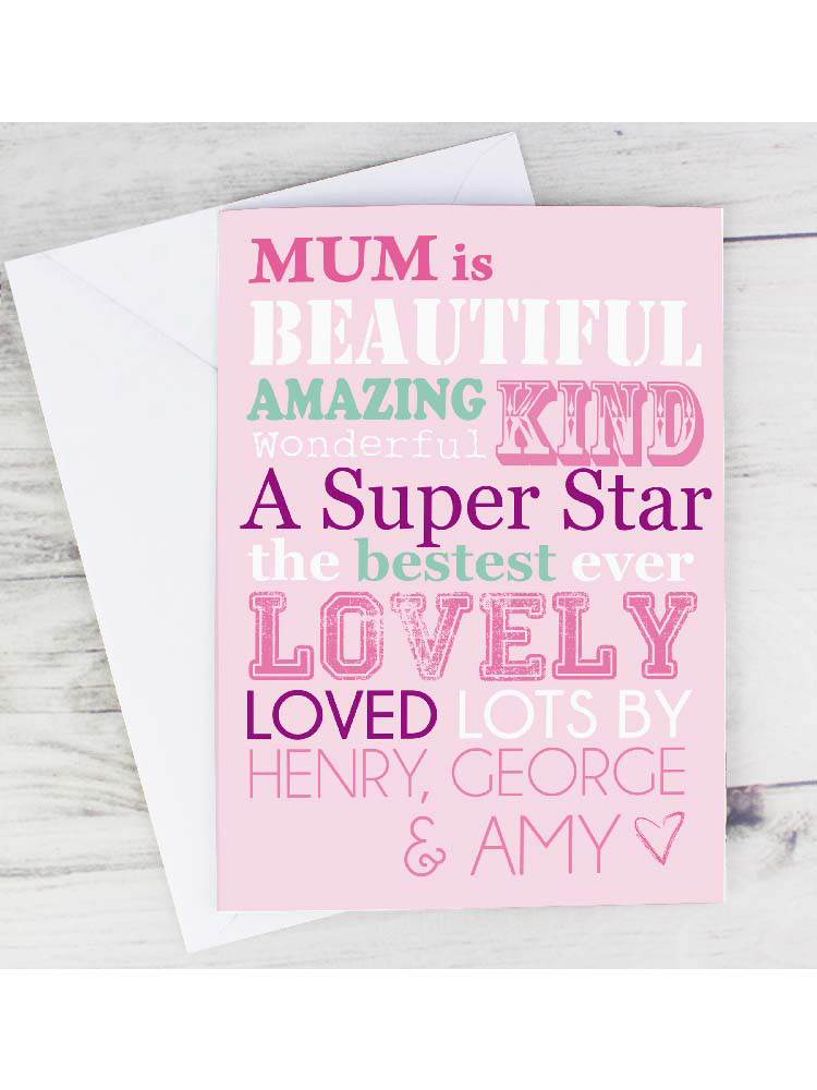 Personalised She Is... Card