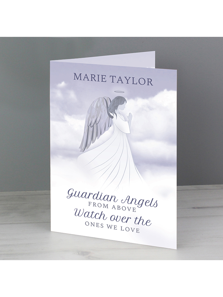 Personalised Guardian Angel Card