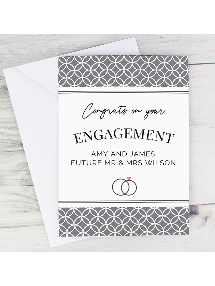 Personalised Couple Congratulations Card