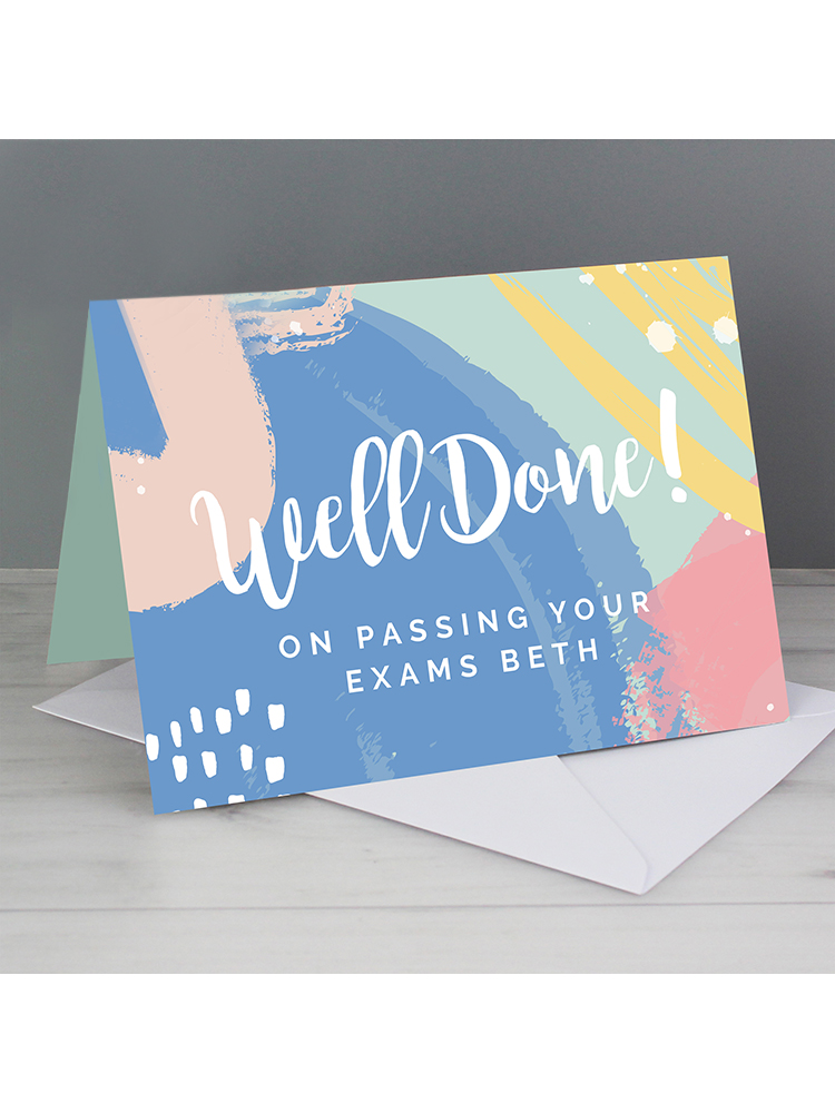 Personalised Well Done! Card