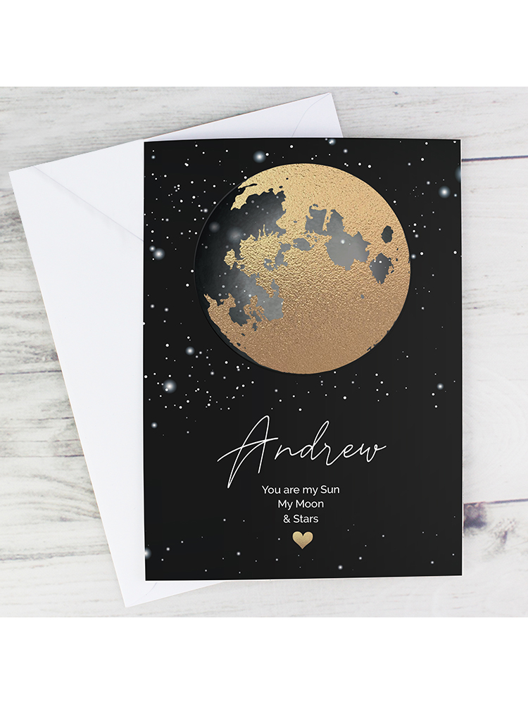 Personalised You Are My Sun My Moon Card