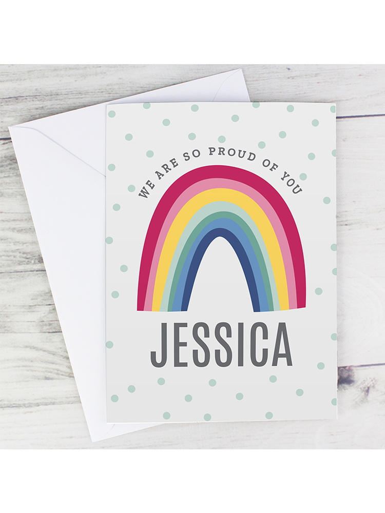 Personalised Rainbow Card