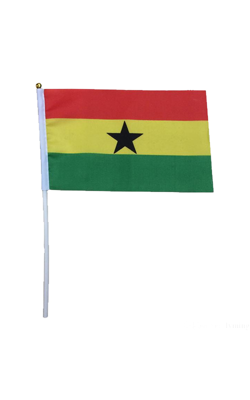 Ghana Hand Held Flag 