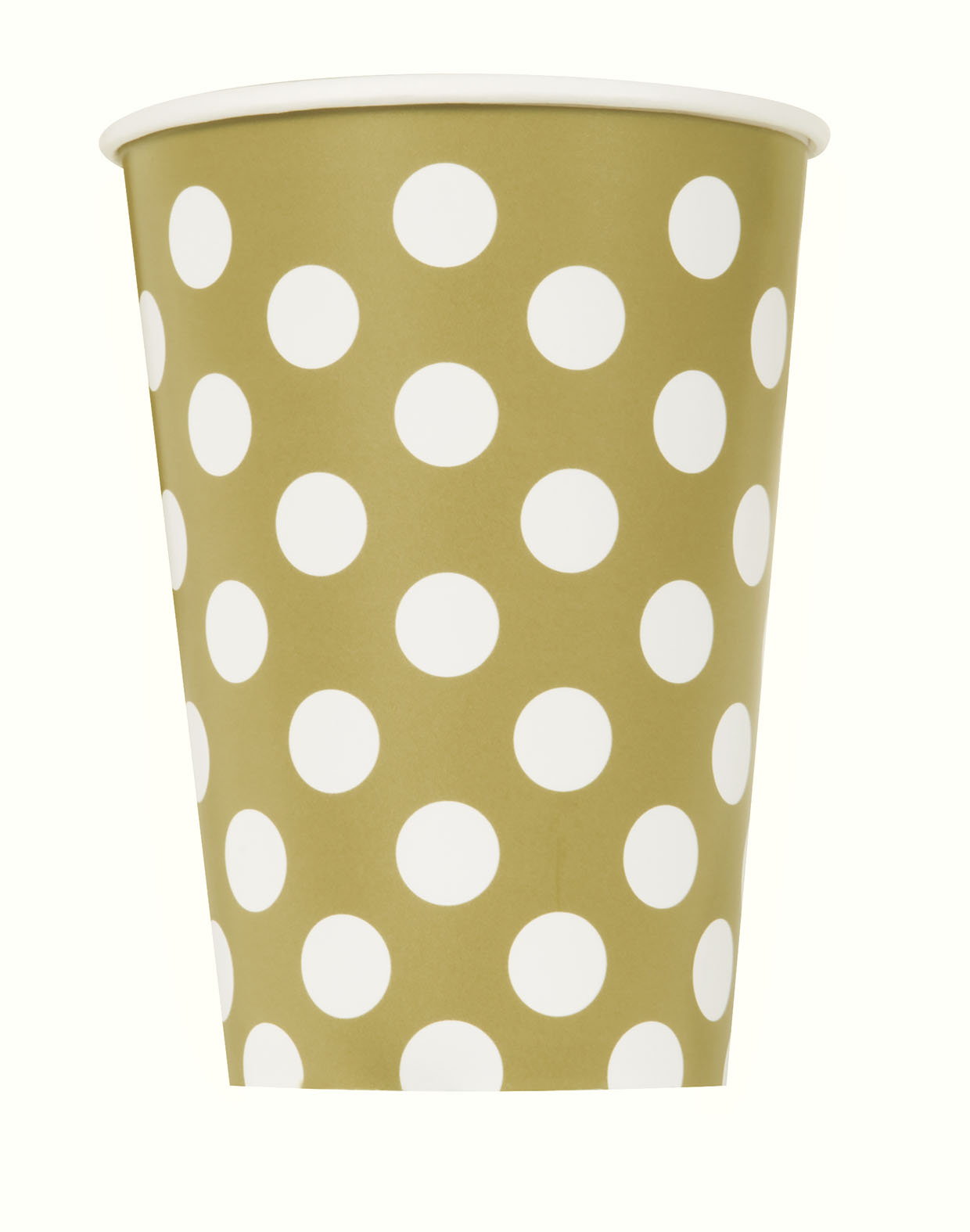 Gold Dot Cups 9” 