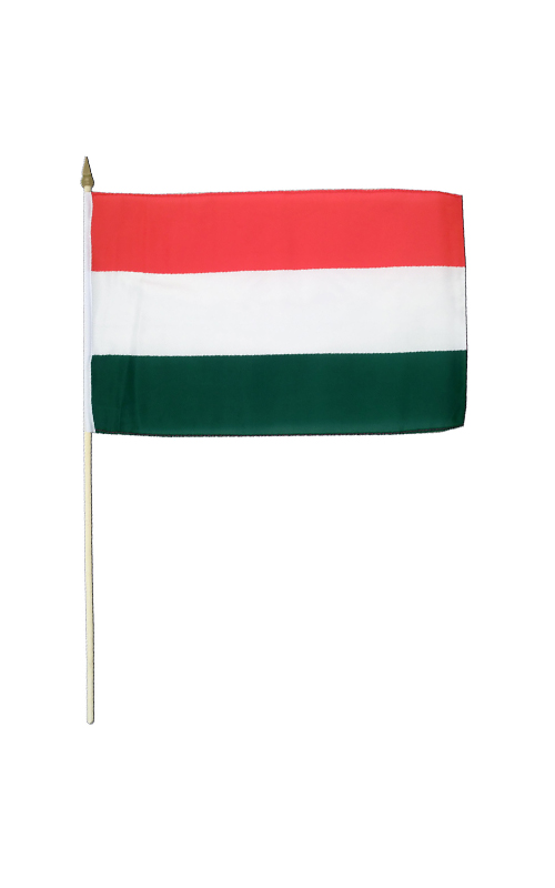 Hungary Hand Waving Flag