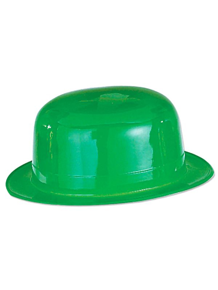 Bowler Plastic Hat Green 