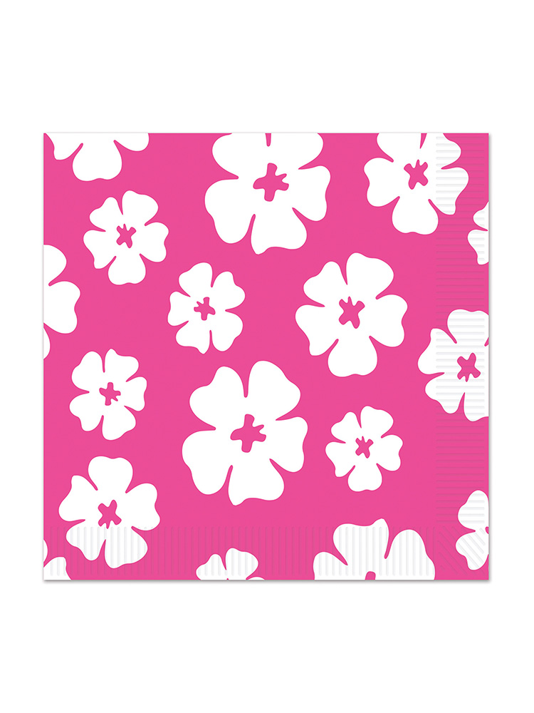 Hibiscus Beverage Napkins