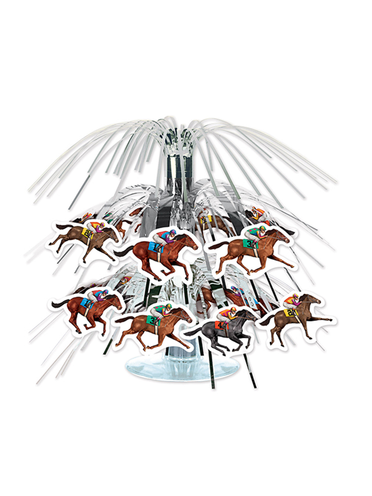 Horse Racing Mini Cascade Centerpiece 7½"