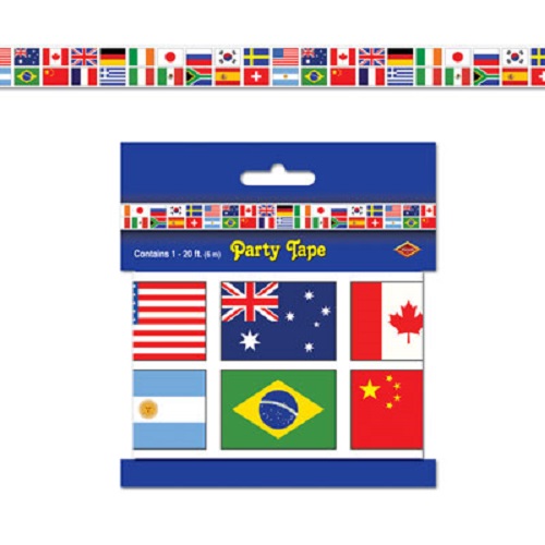 International Flag Party Tape 