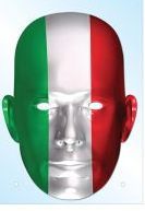 Italy Flag Mask 