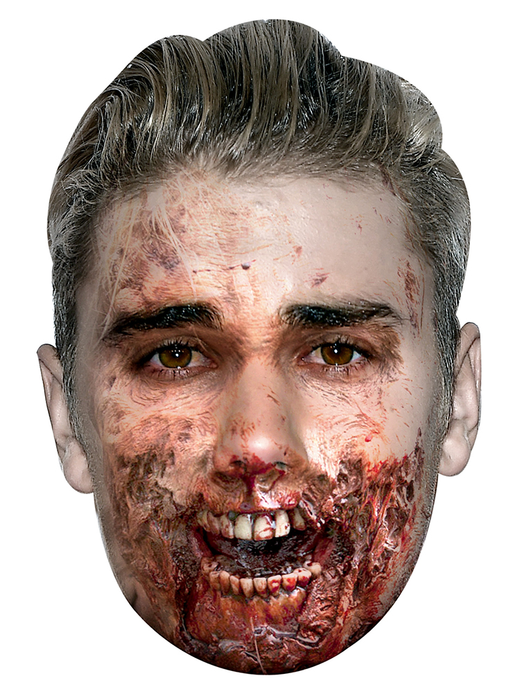 Justin Bieber Zombie - Cardboard Mask
