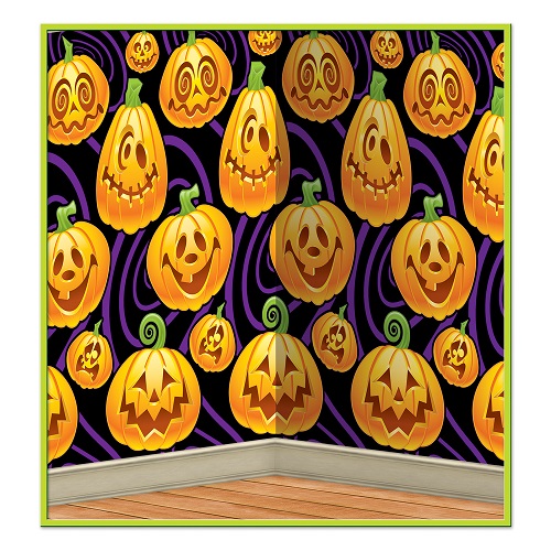 Jack-O-Lantern Backdrop 4' x 30' *** 4 only in stock ***