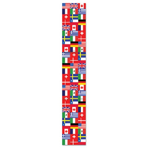 Jointed International Flag Pull Down Cutout 6'
