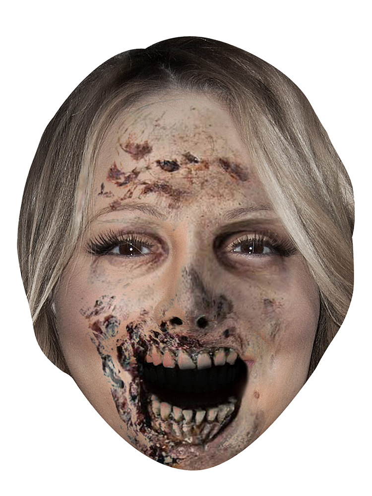 Mariah Carey Zombie - Cardboard Mask