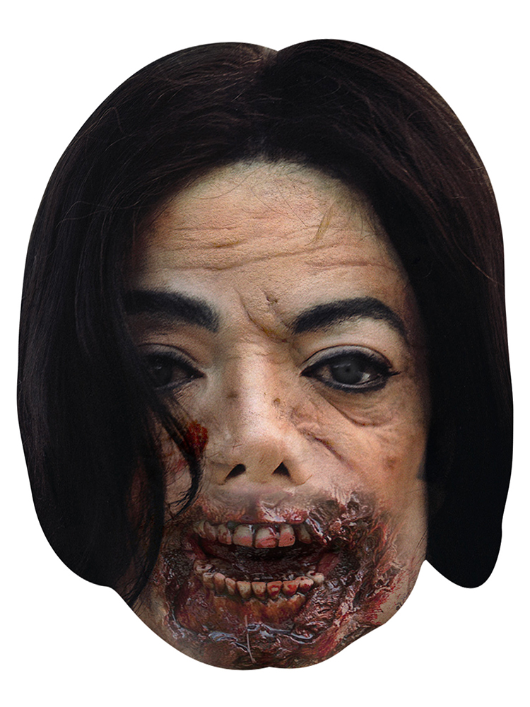 Michael Jackson Zombie - Cardboard Mask
