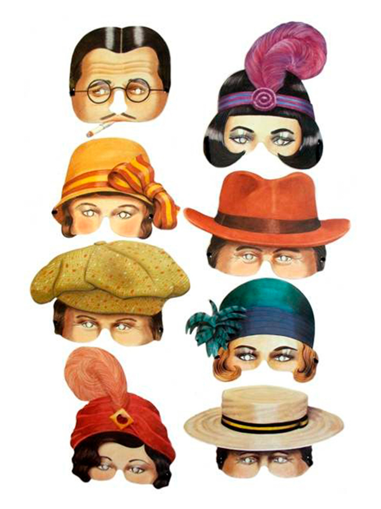 Roaring Twenties Eye Mask Assortment (8)