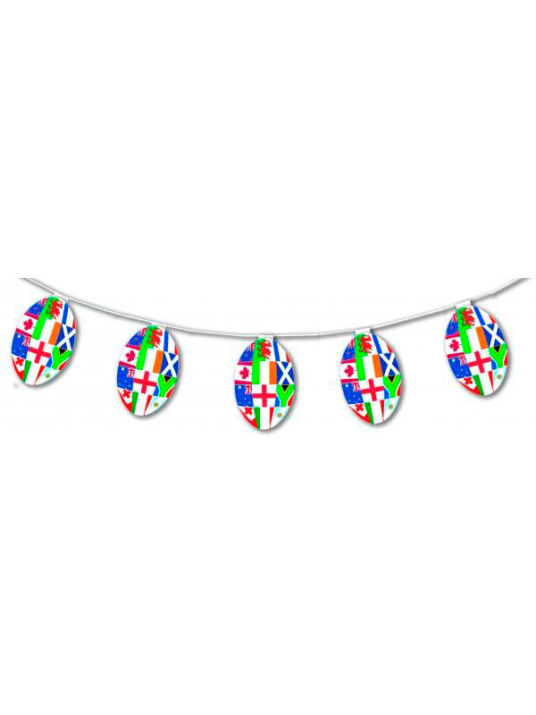 Multination Rugby Ball Bunting 